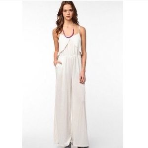 White Gaucho Jumpsuit NWOT