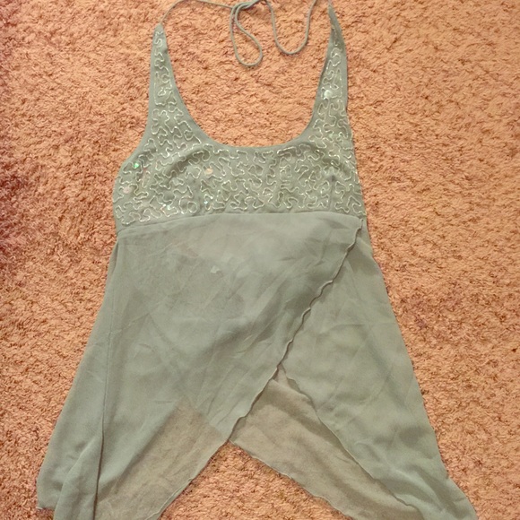 Light green top