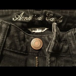 American eagle black skinny jeans