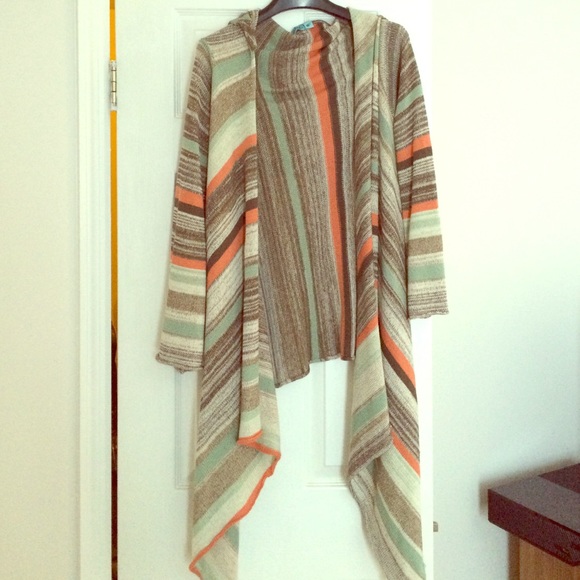 Goddis Knits Sweaters - Goddis Hand Knit Hooded Wrap