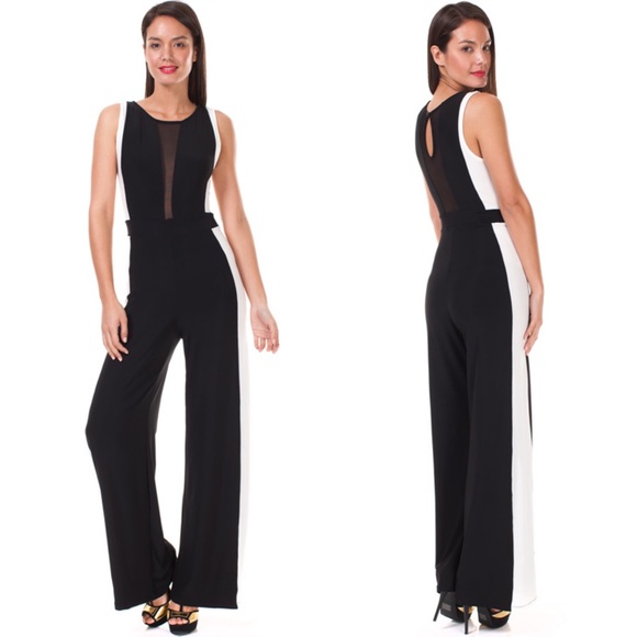 Bare Anthology Dresses & Skirts - "Juxtaposition" Black & White Jumpsuit / Jumper