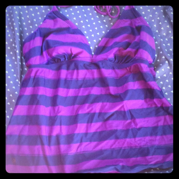 Large converse all star striped swim top