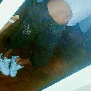 Express brown capris
