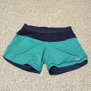 Reversible training shorts.