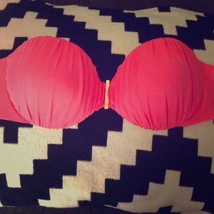 Victoria secret bandeau bathing suit top.