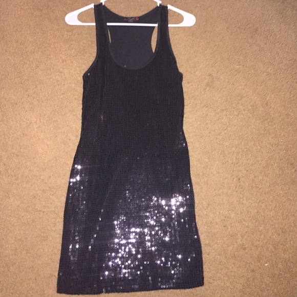 Sequined tank dress