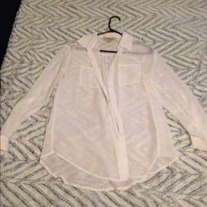 Sheer button down ✨