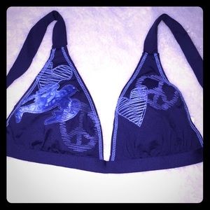 🎉lucky brand bathing suit top-navy blue 🎉