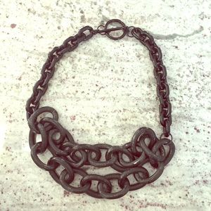 Topshop Black Chain Necklace