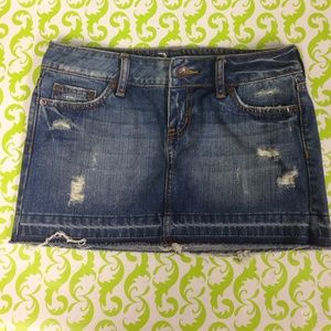 Bullhead denim skirt