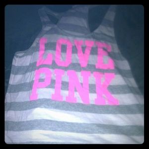 Pink sports tank