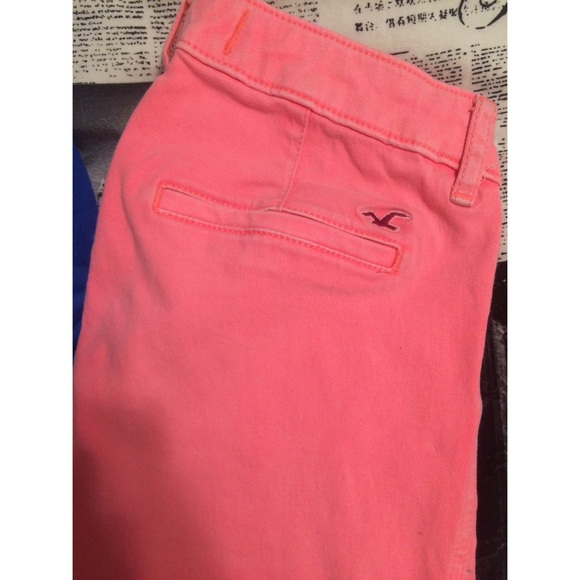 pink jeans from hollister