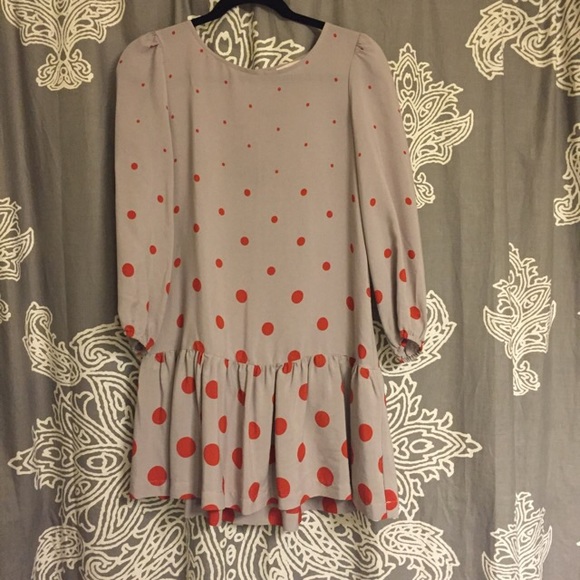 Anthropologie Drop Waist Dress