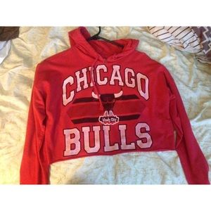 Chicago Bulls crop top sweater