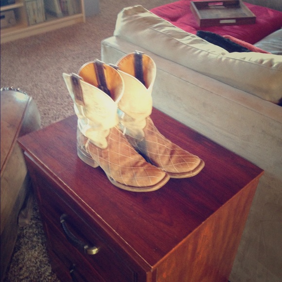 Tin haul stitch brown boots