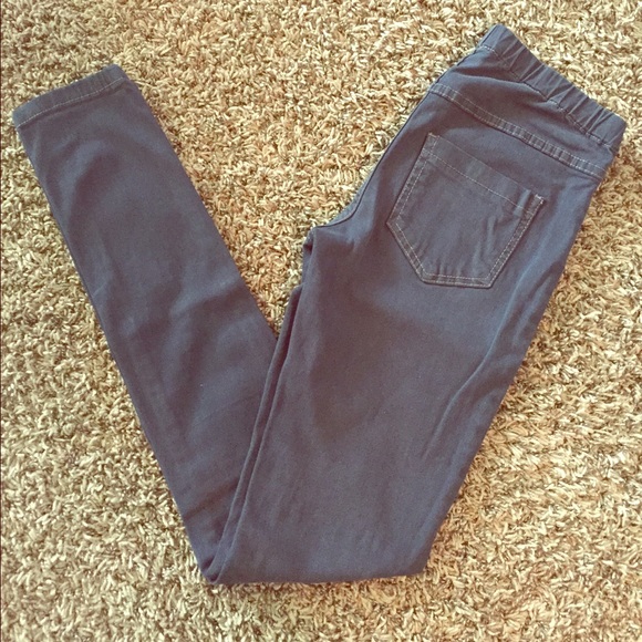 Pieces Denim - Jeggings dark blue