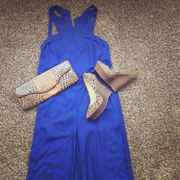 Stylish blue jumpsuit