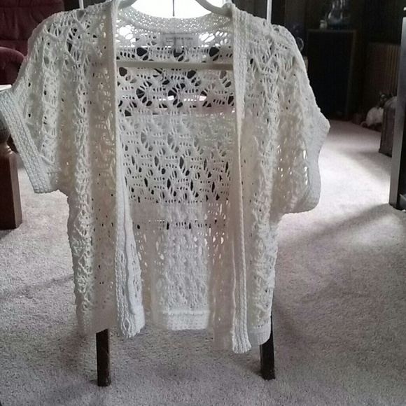 Open front sweater