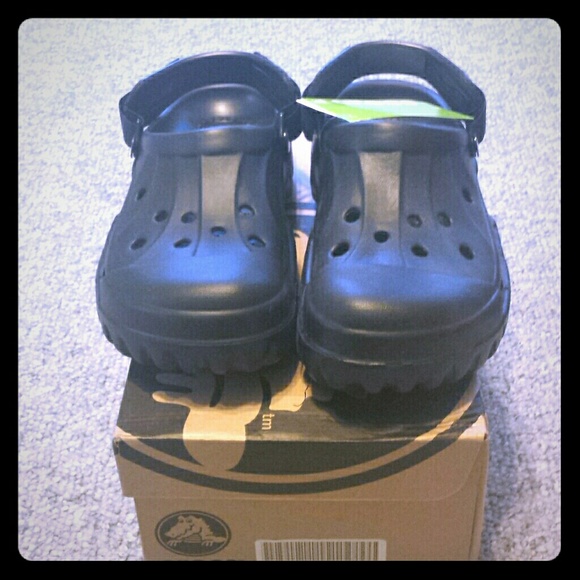 NWT black crocs off road - Picture 1 of 3