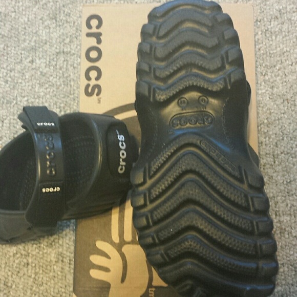 NWT black crocs off road - Picture 3 of 3