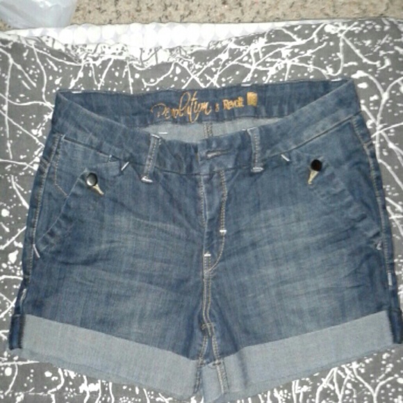 Denim shorts