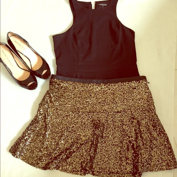 sequin skirt