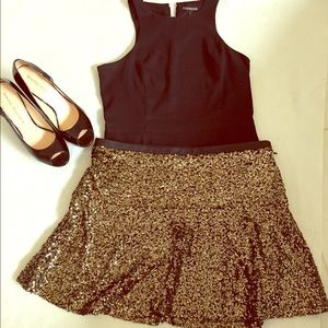 sequin skirt