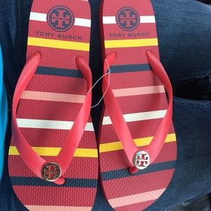 Tory burch flip flops