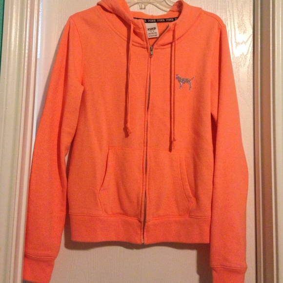Hoodie Victoria's Secret PINK Rare Bling Miami Pink MIA - Avec étiquettes - Neuf Jamais Porté