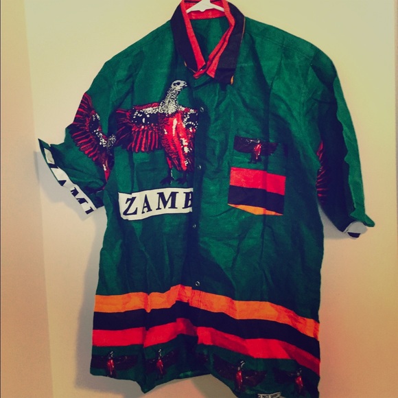 African self designed shirt.