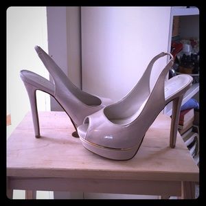 Sexy Nude Heels w Platform