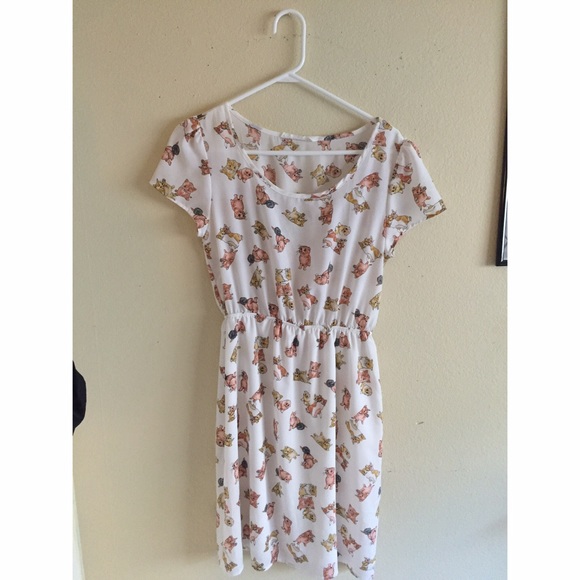 UO Cat Pattern Dress
