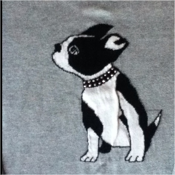 Boston terrier dog sweater!