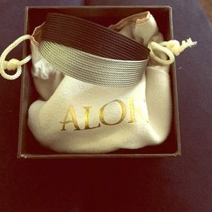 An ALOR SS/PVD double bangle.