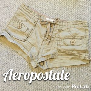 Aeropostale Tie Front Shorts