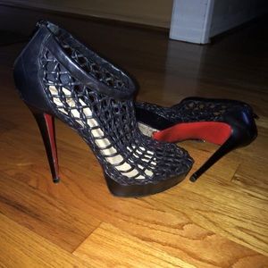 Authentic Christian Louboutin booties. Size 10