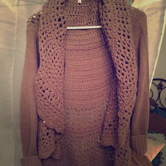 Cable Knitted cardigan