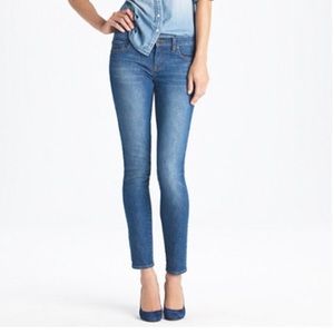 J. Crew Toothpick Ankle Jeans