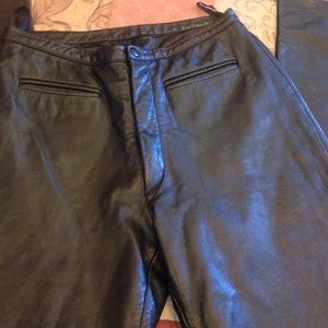Leather pants