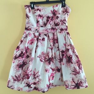 Strapless summer baby doll dress