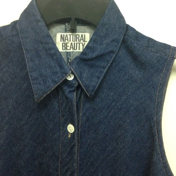 Denim Shirt Dress - Picture 2 of 3