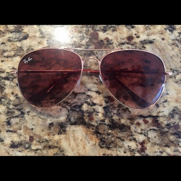 Ray-Ban aviator sunglasses brown lens