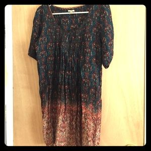 Ecote Patterned Shift Dress