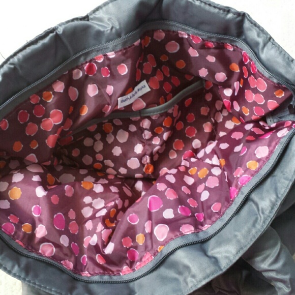 Grey puffy tote bag - Picture 2 of 2