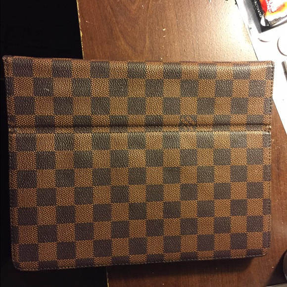 Louis Vuitton iPad 2 case leather brown