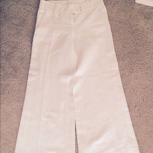 DVF size 2 white trousers
