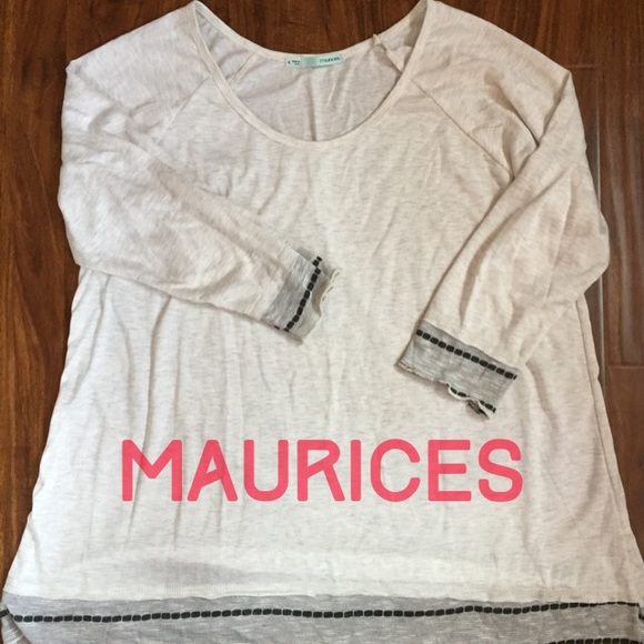 Light gray tunic - Maurices