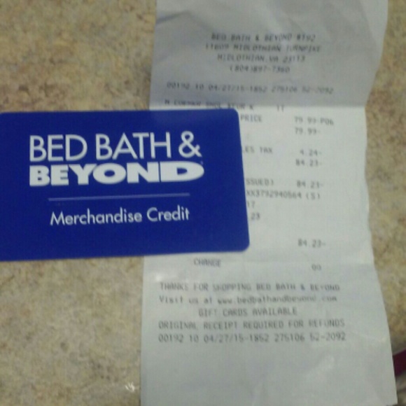 84 gift card bed bath and beyound