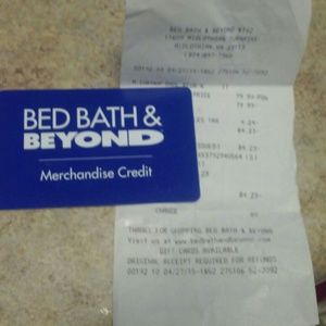 84 gift card bed bath and beyound