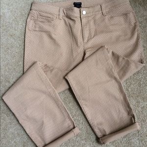 Curvy, Cuffed Polka Dot Pants